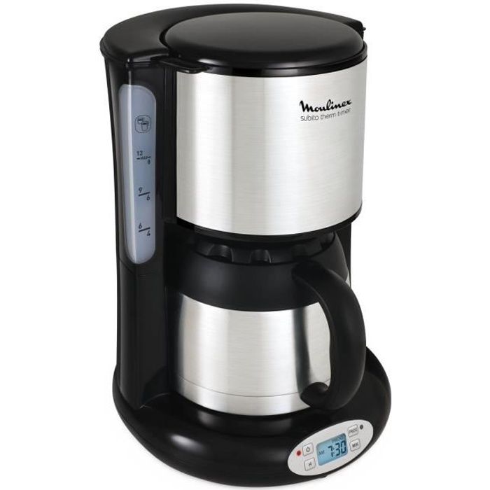 Cafetiere Subito isotherme programmable 09 L FT362811 Moulinex