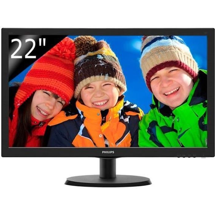 PHILIPS Ecran 223V5LHSB - 22\