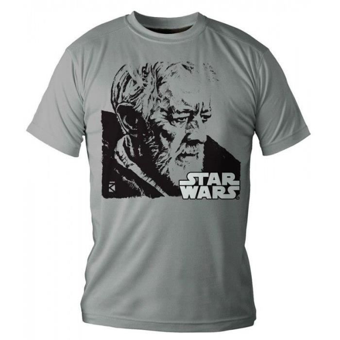 T-shirt Star Wars Obi Wan - Homme Gris
