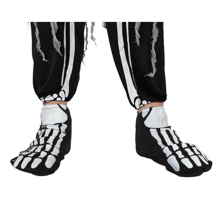 Chaussons squelette Adultes Hommes