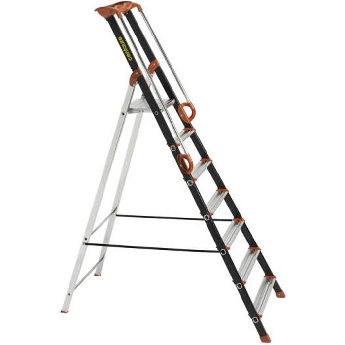 CENTAURE Escabeau PROUP 7 marches avec rampes 340m
