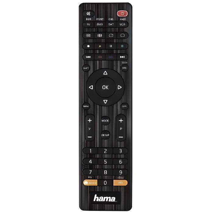 HAMA 00012307 Télécommande universelle 8 en 1 - Noir