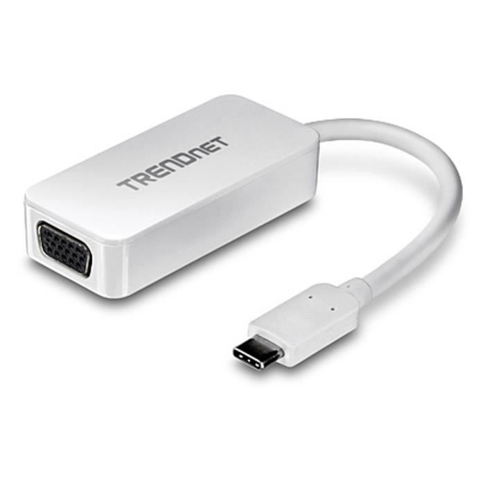 TRENDNET Adaptateur USB HDTV de TYPE-C vers VGA - TUC-VGA (v1.0R)
