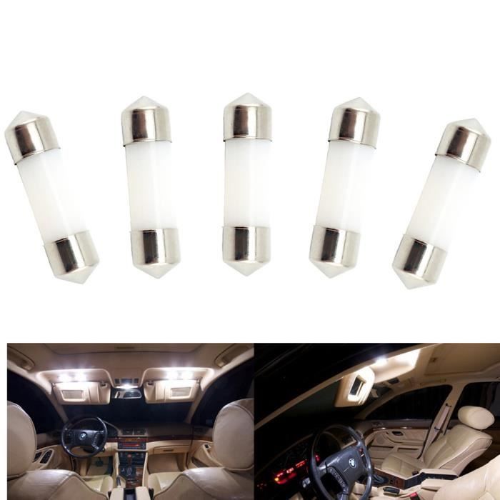 Intérieur 5 Dôme Voiture Packs Bonlux Led Festoon De Ampoule 31mm IgvYf7ym6b