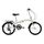 Vélo pliable 20'' Cityfold blanc TC 27 cm KS Cycli