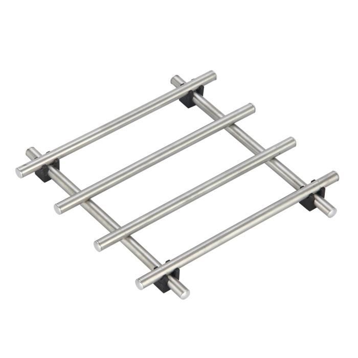 FRANDIS Dessous de plat carré inox 18 x 18 cm