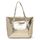 Sac à Epaule PU Cuir Verni Cabas Femme