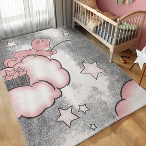 TAPIS Tapis chambre d´enfant ours la pêche aux étoiles n