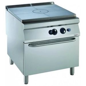 CUISINIÈRE - PIANO Fourneau plaque coup de feu et four à gaz - Profon