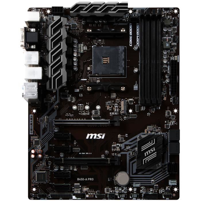Carte Mère MSI B450-A PRO - AM4