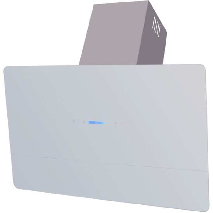 vidaXL Hotte aspirante tactile 900 mm Blanche2