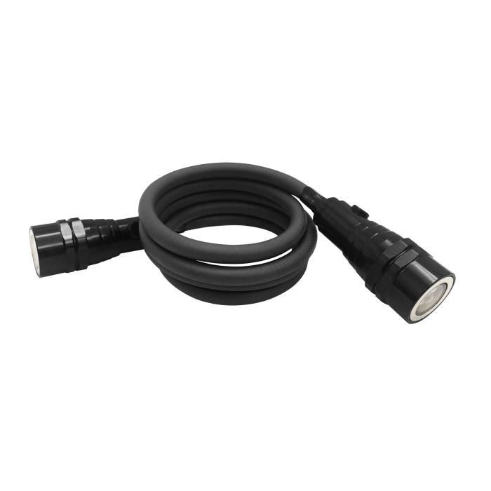 Lampe de poche LED flexible à double éclairage Clever Scope noir