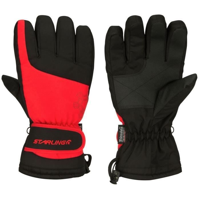 STARLING Gants de Ski Adulte - Rouge