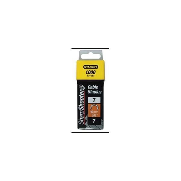 STANLEY 1000 agrafes cavaliers 11mm type 7
