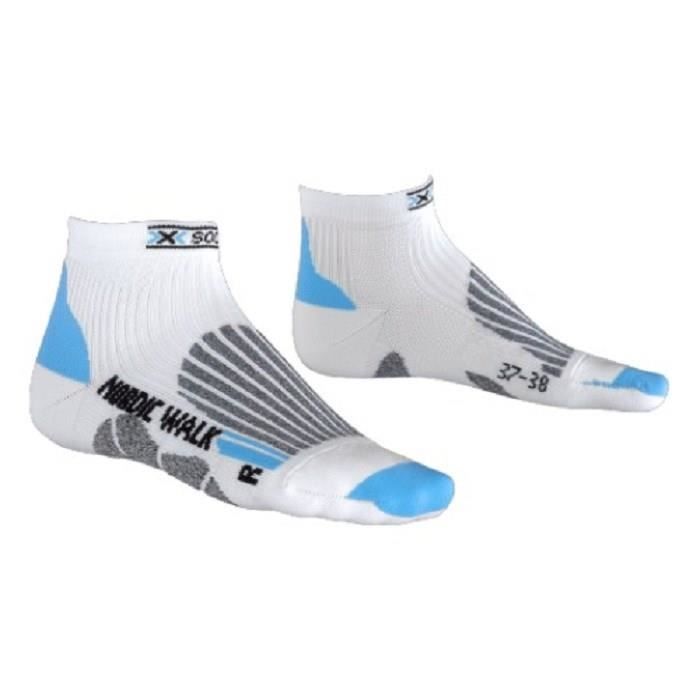 X-BIONIC Chaussettes de Randonnée Walking Homme Blanc