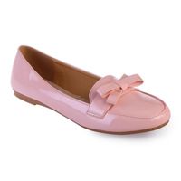 MOCASSIN Mocassins roses avec noeud grandes tailles-41 MOCASSIN Mocassins roses avec noeud grandes tailles-41