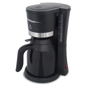 TECHWOOD TCA-1080 Cafeti?re filtre avec verseuse isotherme ? Noir