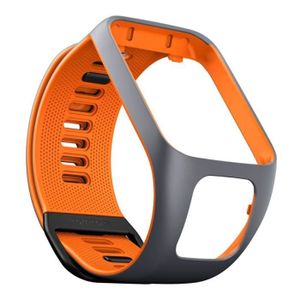 TOMTOM Bracelet Fin Gris/Orange Montre Spark 3