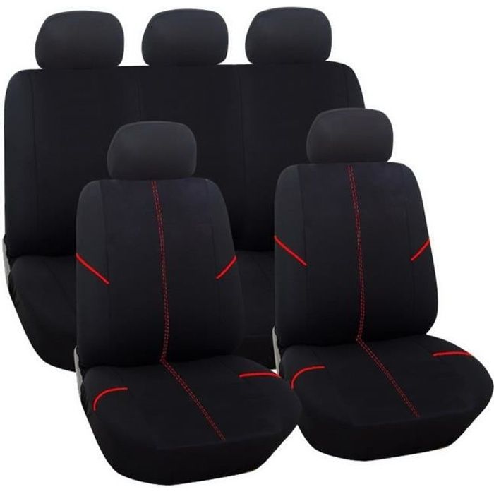 Housses de Siège Australia TS Noir et Rouge