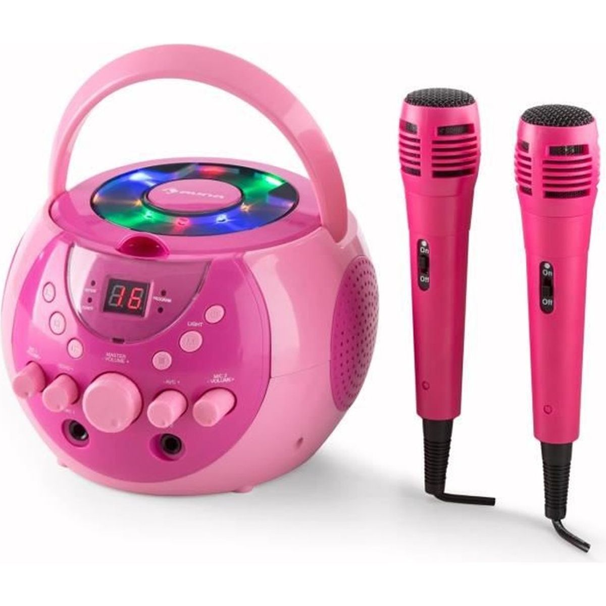 auna SingSing Lecteur karaok portable avec lecteur CD auna SingSing Lecteur karaok portable avec lecteur CD