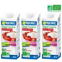 SAUCE SOJA - POUR NEMS BJORG Soja Cuisine Semi Epais Bio 25cl X3 SAUCE SOJA - POUR NEMS BJORG Soja Cuisine Semi Epais Bio 25cl X3