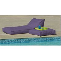 CHAISE LONGUE Matelas Bain de Soleil Violet Violet CHAISE LONGUE Matelas Bain de Soleil Violet Violet