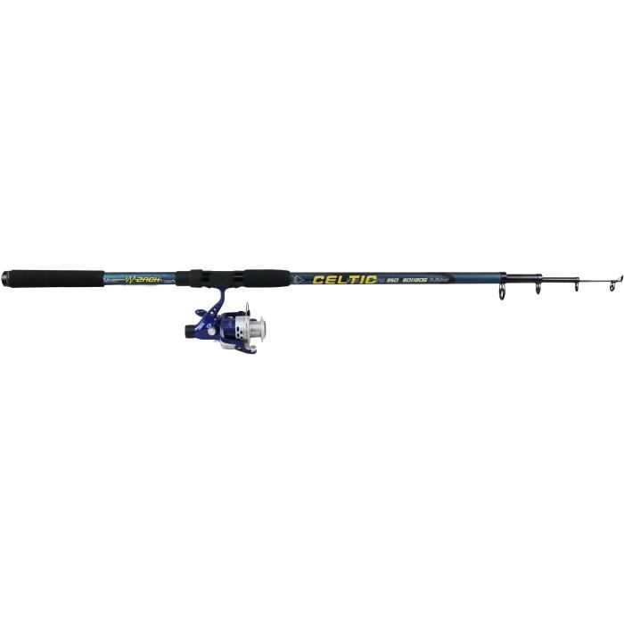 Canne à pêche combo celtic fort mer et rivière - 3,5 m
