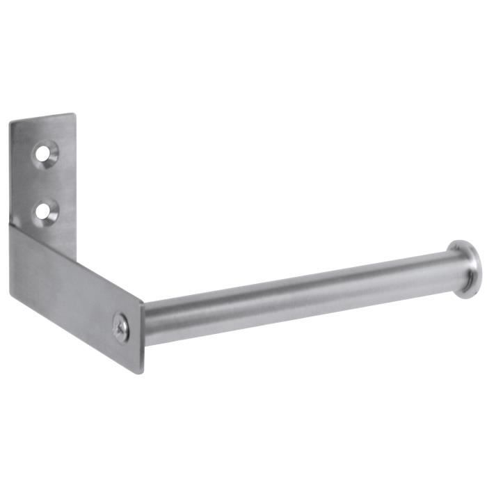 Porte papier en inox brossé