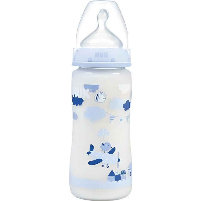 Produit shopeco.fr : NUK Biberon First Choice + Classic 300ml tétine T1M Bleu