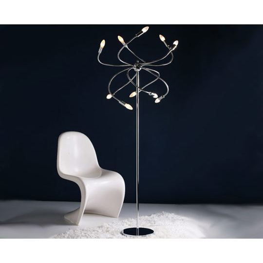 Lampadaire MEDUSE Chrome   Achat / Vente LAMPADAIRE Lampadaire MEDUSE