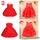 ROUGE 3-7 Ans Fille Robe Princesse Bowknot Robe de