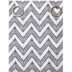 TODAY Rideau Imprimé CYCLADES 140x240 100% coton Bleu et blanc TODAY Rideau Imprimé CYCLADES 140x240 100% coton Bleu et blanc