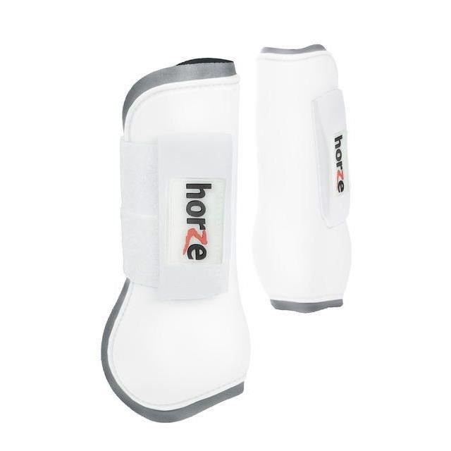 HORZE Guêtres de protection pour chevaux, taille Poney, blanc