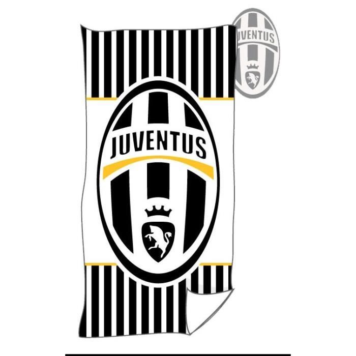 JUVENTUS Drap de plage 100% coton 70x140cm