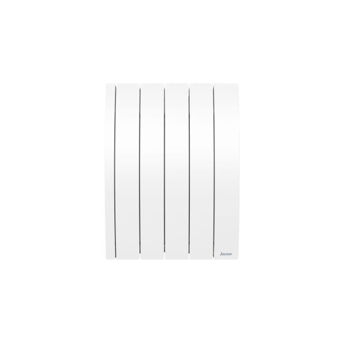 SAUTER Radiateur connecté à inertie Fluide Ipala - Horizontal - 500W - Blanc