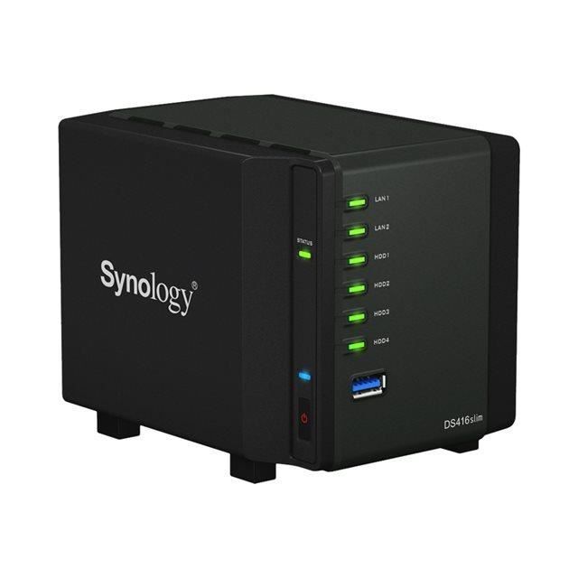 SYNOLOGY - Serveur de Stockage (NAS) - DS416slim - 4 Baies - Boitier nu