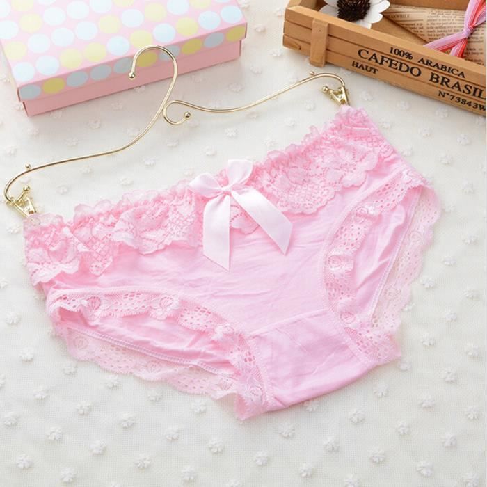 Culottes Femmes LittleForBig Lot De 5 - Coton Doux, Motifs Usagi - Hipster Confortable, Lavage Machine - Taille XS à 4XL