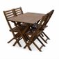 Table de jardin en bois 120x70cm - Madrid - Table bistrot pliante ... Table de jardin en bois 120x70cm - Madrid - Table bistrot pliante ...