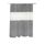 FRANDIS Rideau de douche Peva transparent gris et