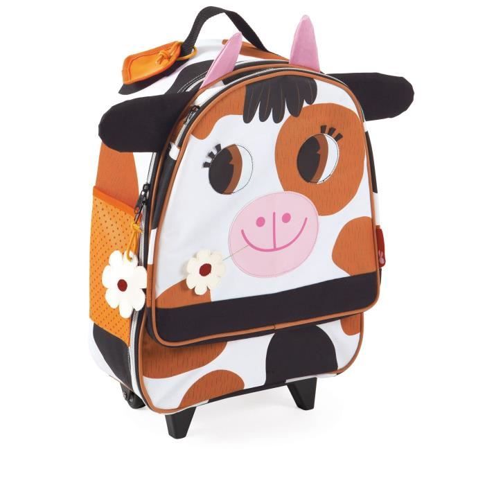 JANOD Valise A Roulettes Vache