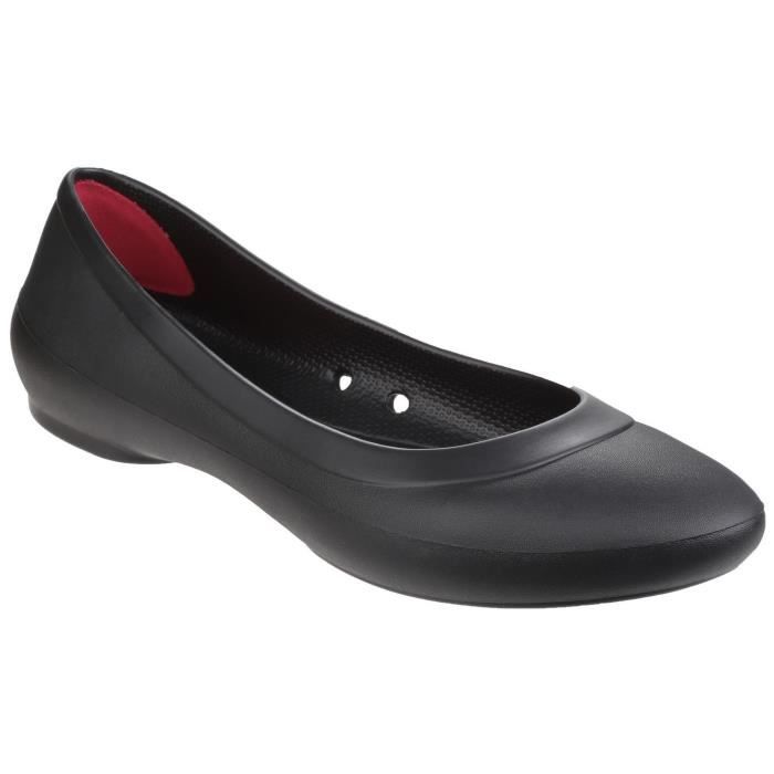 Crocs Lina - Ballerines - Femme Noir Noir - Achat / Vente ...