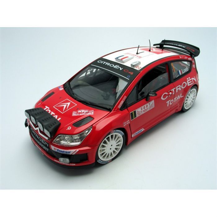 Citroën 1/18 C4 WRC   Monte Carlo 2007   Achat / Vente MODELE REDUIT