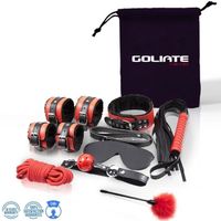 MENOTTES SEXY Kit BDSM complet - menottes, collier, laisse, masq MENOTTES SEXY Kit BDSM complet - menottes, collier, laisse, masq