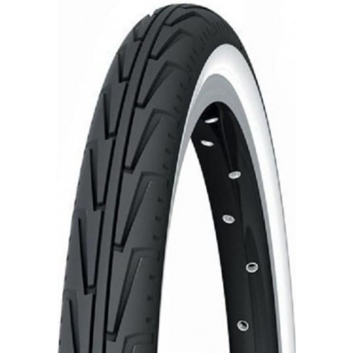 MICHELIN Pneu City Trekking A Confort City'j - 500 A - Blanc et noir