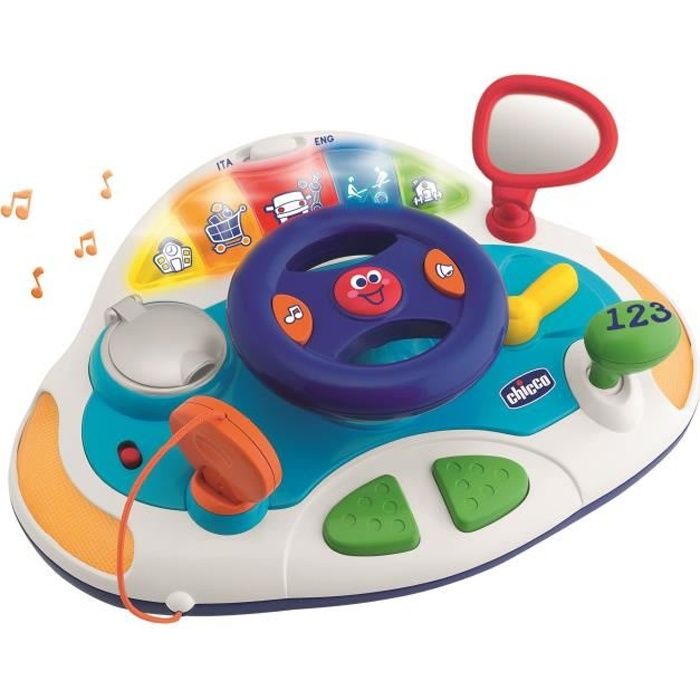 CHICCO Mon Premier Volant Bilingue Français/Anglais