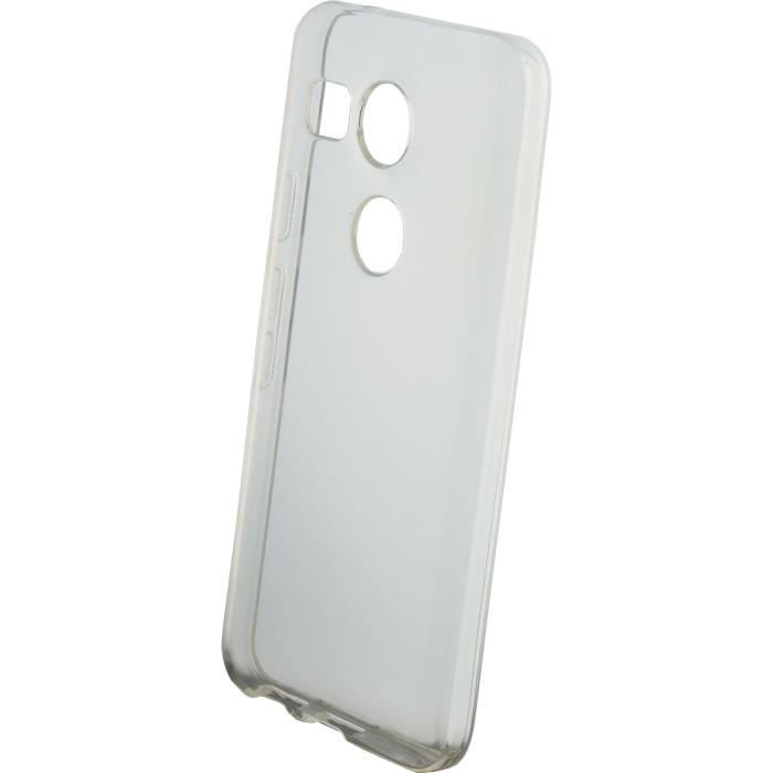 MOBILIZE Etui de protection pour téléphone Coque gel silicone LG Google Nexus 5X Transparent
