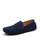 Mocassin bleu homme