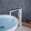 Robinet Mitigeur de Lavabo Mitigeur Pour Vasque à Poser Noir Mate Chrome Design