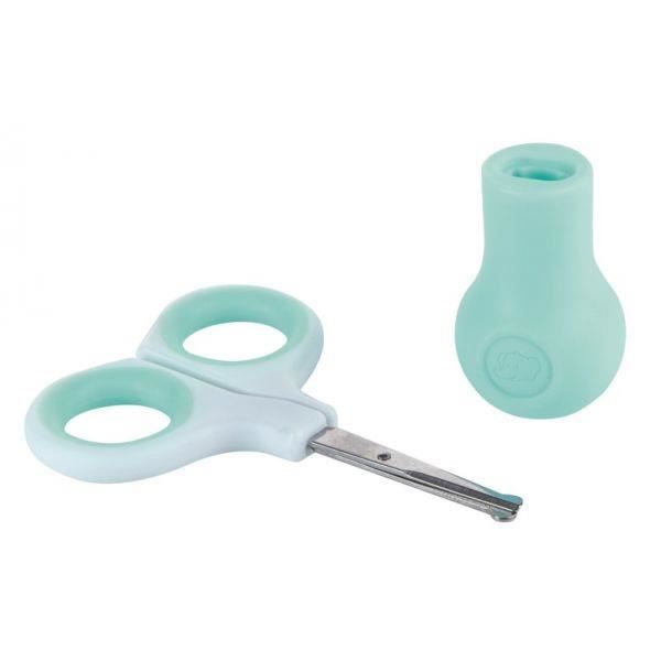 BEBE CONFORT Ciseaux de sécurité avec base - Bleu Sailor