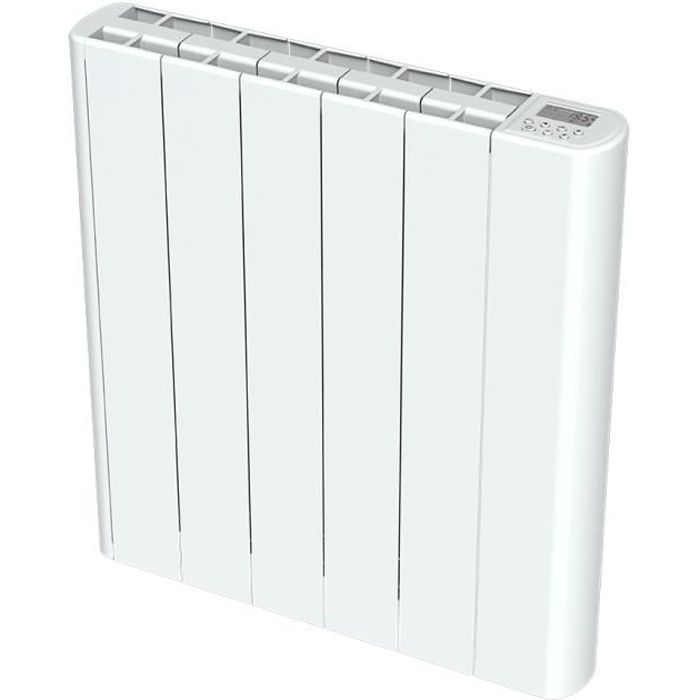 CARRERA Nelia 1000 watts Radiateur électrique à inertie pierre naturelle - Programmation LCD